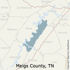 county meigs tennessee tn maps map